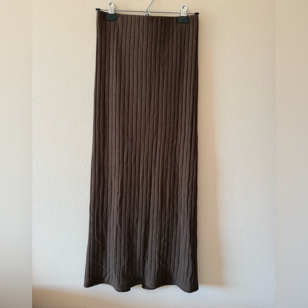 Z Supply Chocolate Maxi Skirt